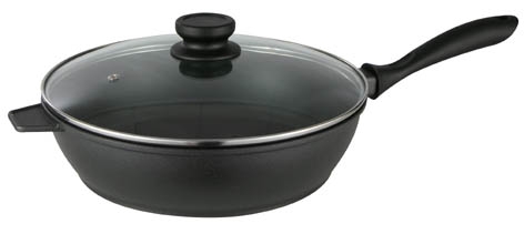 Aluguss-Pfanne / Schmorpfanne 28 cm