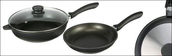 Aluguss-Bratpfannen-Set 3-tlg.