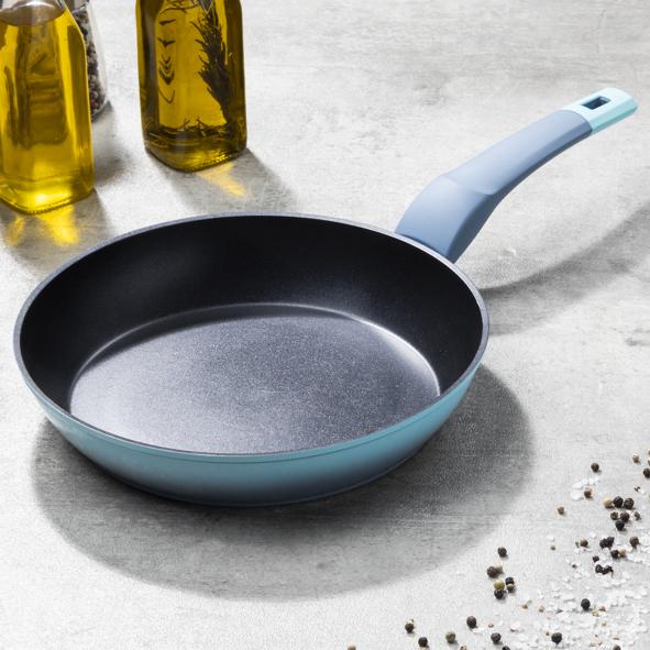 Aluminium-Pfanne 24cm, blau