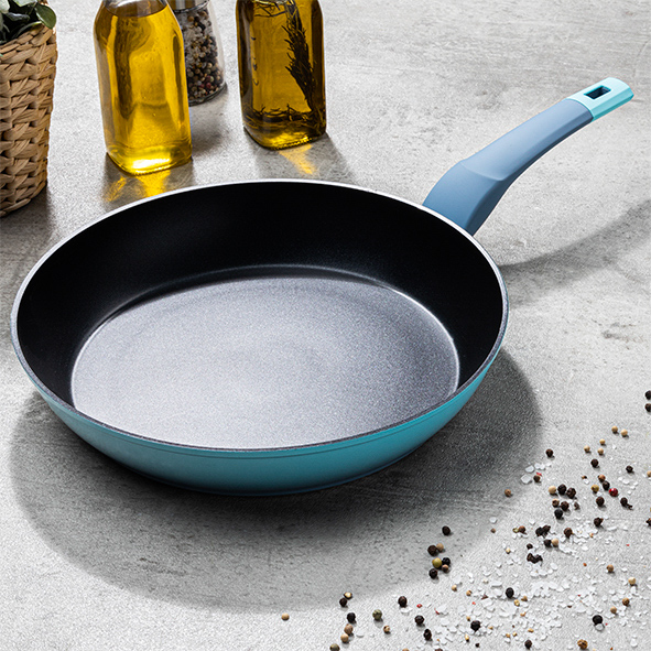 Aluminium-Pfanne 28cm, blau