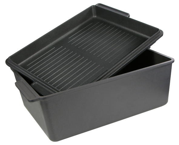 Aluguss-Bräter Set, eckig