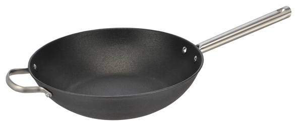 Gusseisen Wok-Pfanne 32cm