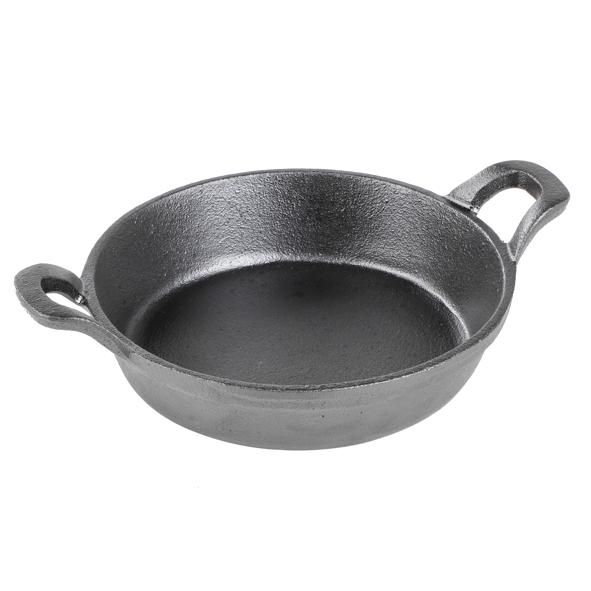 Gusseisen Servierpfanne mit zwei Griffen