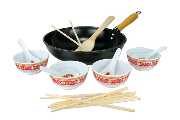 Wok Set, antihaftbeschichtet