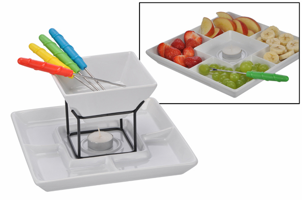 Schokoladen Fondue Set 8tlg