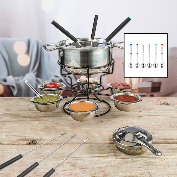 Fondue-Set für 6 Personen