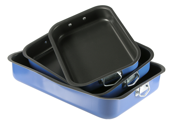 Rechteckbräter 3tlg. 25/30/35cm, 0,8mm