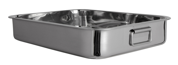 Lasagne-Auflaufform aus Edelstahl