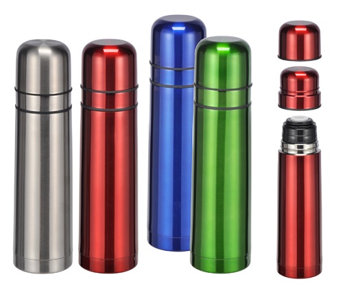 Isolierflasche, farbig sortiert