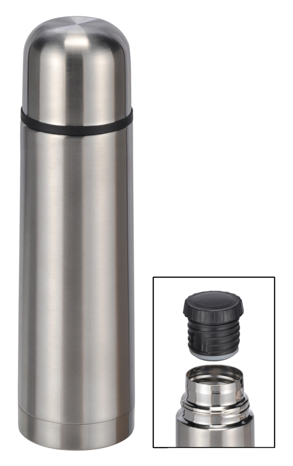 Isolierflasche aus Edelstahl, 0,5 Liter