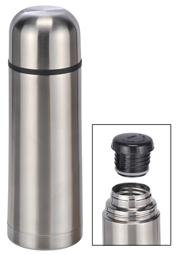 Isolierflasche aus Edelstahl, 0,75 Liter