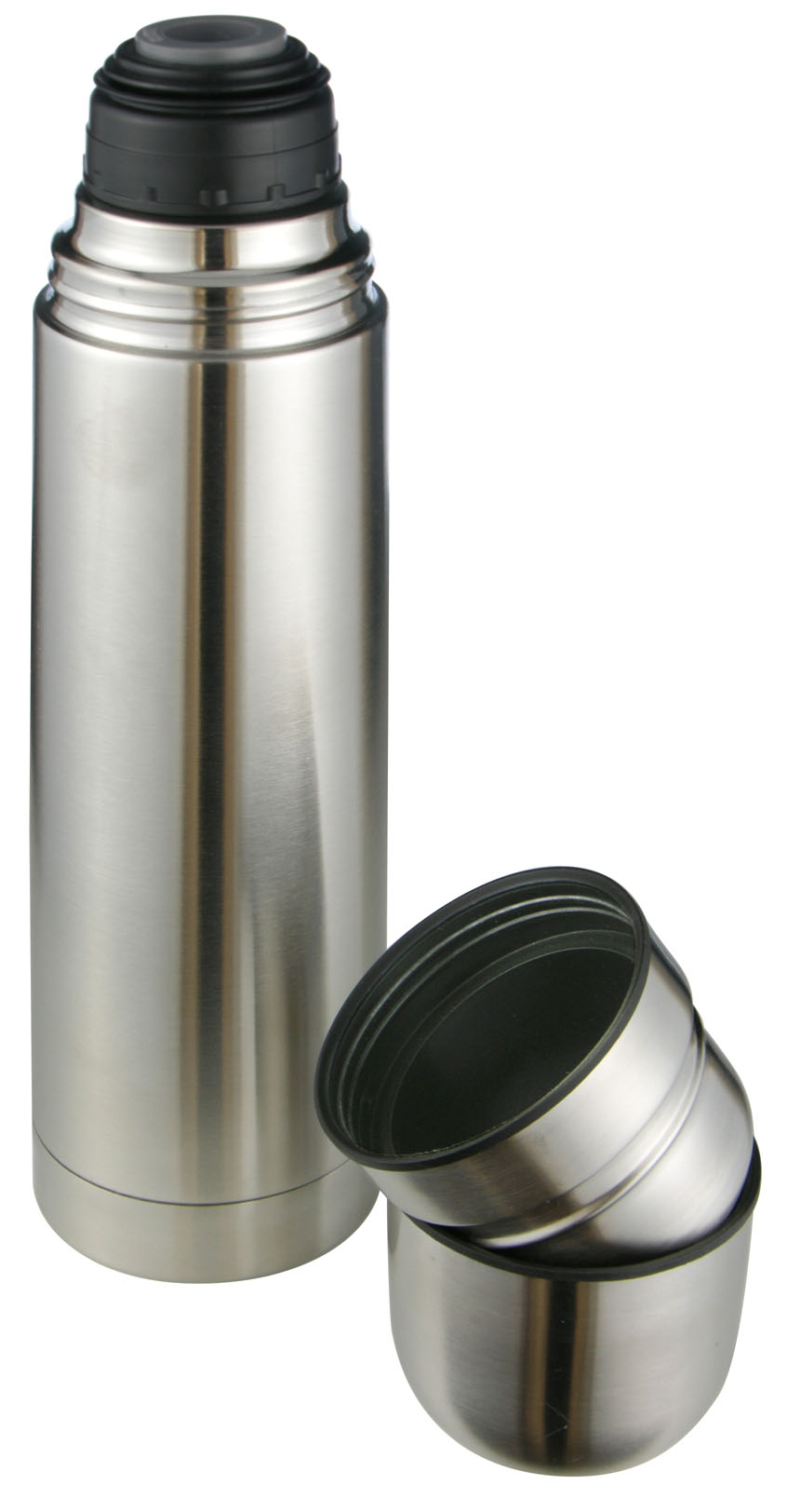 Isolierflasche 0,75 Ltr. mit 2 Deckeln