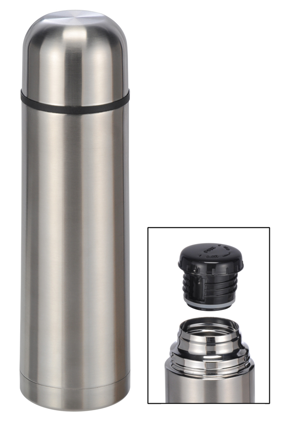 Isolierflasche aus Edelstahl, 1,0 Liter