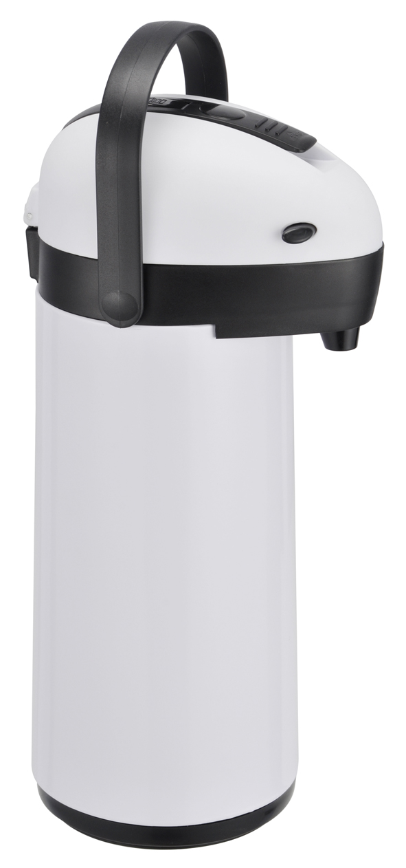 Airpot 1,9 L aus Metall, weiss lackiert