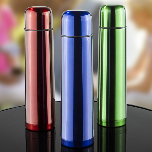 Isolierflasche 1L, farbig sortiert