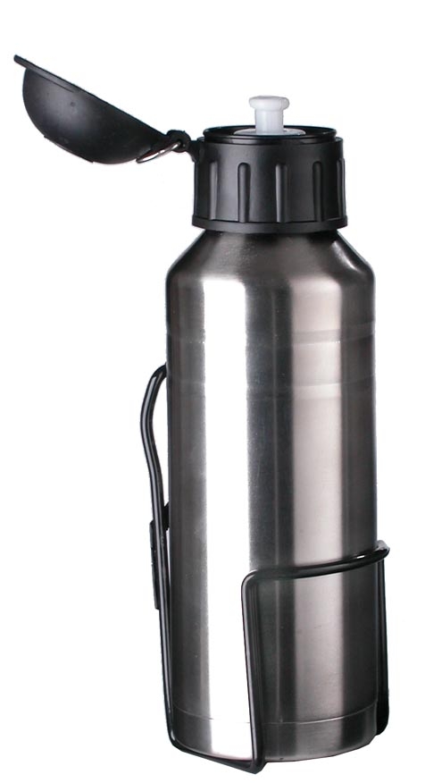 Sport-Isoflasche mit Fahrrad-Halter,