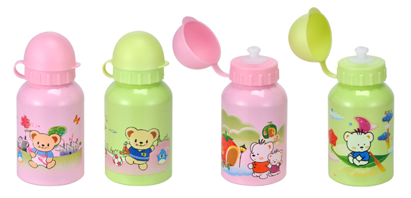 Kindertrinkflasche aus Aluminium