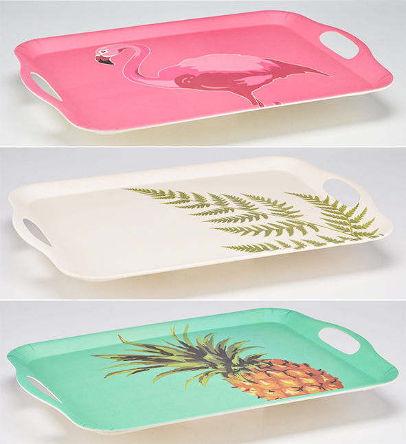 Tablett aus Bambusfasern