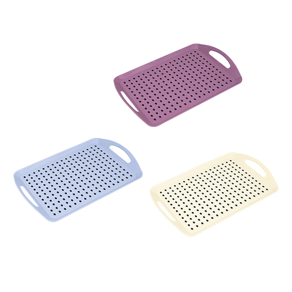 Antirutschtablett mit Griffen