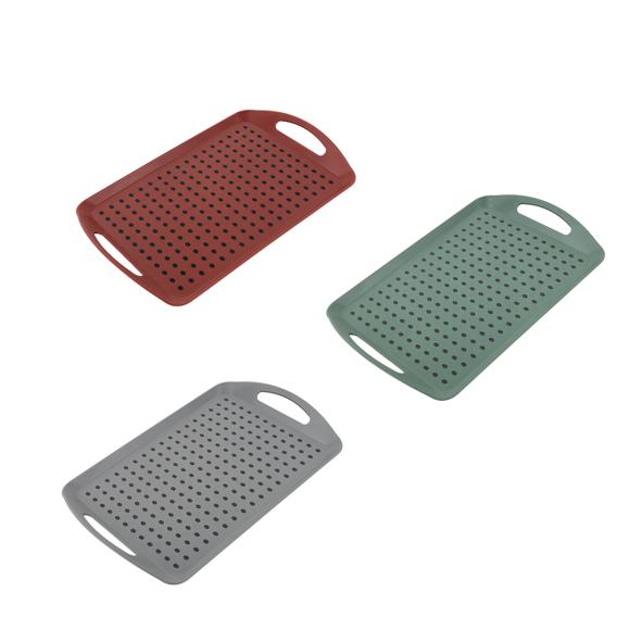 Antirutschtablett mit Griffen