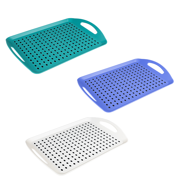 Antirutschtablett mit Griffen