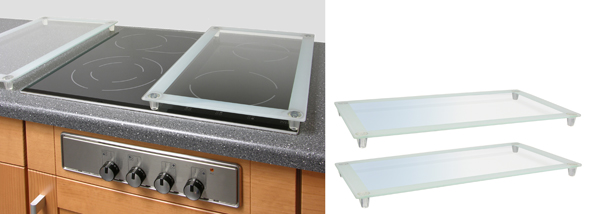 Glasabdeckplatten-Set 2-tlg. mit