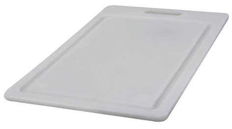Schneidebrett aus Kunststoff, weiß