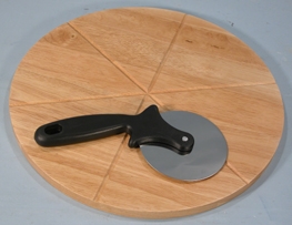 Pizzaschneider aus Edelstahl mit