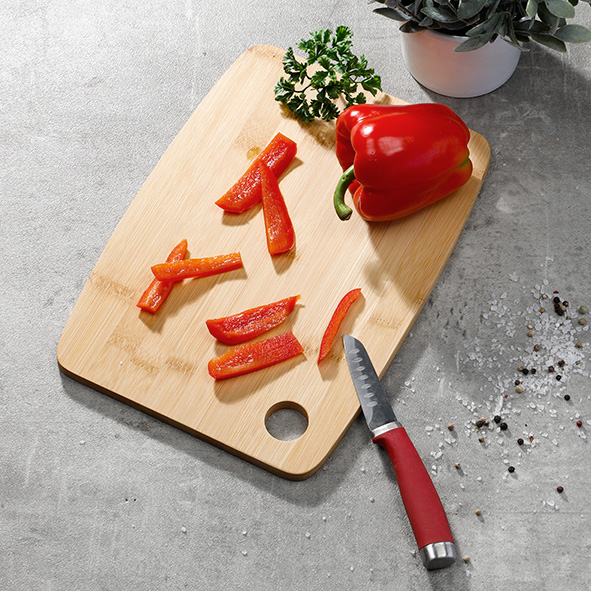 Schneidebrett aus Bambus, geölt