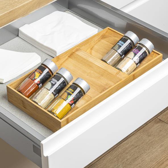 Gewürzregal aus Bambus