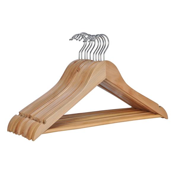 Holz-Kleiderbügel-Set 10-tlg.