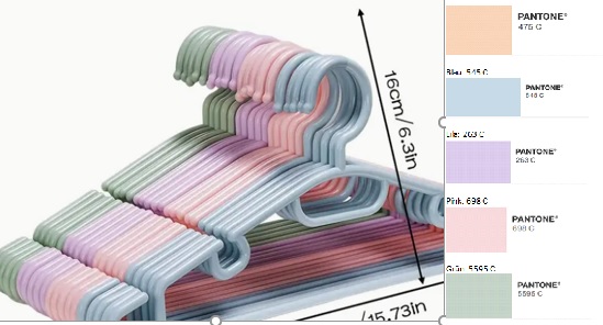 Kleiderbügel 10er Set, bunt