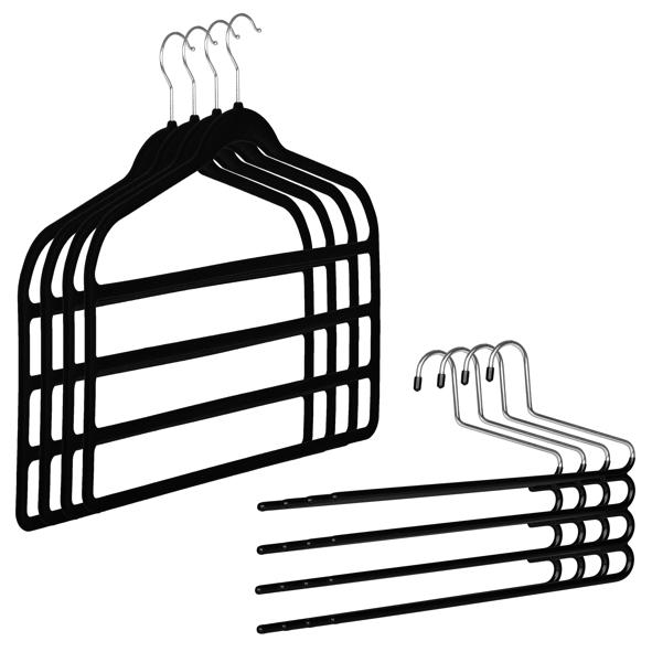 Kleiderbügel 4er Set, sortiert