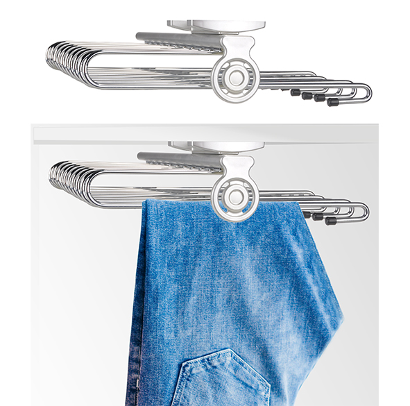 Einbau-Hosenbügelleiste ausziehbar