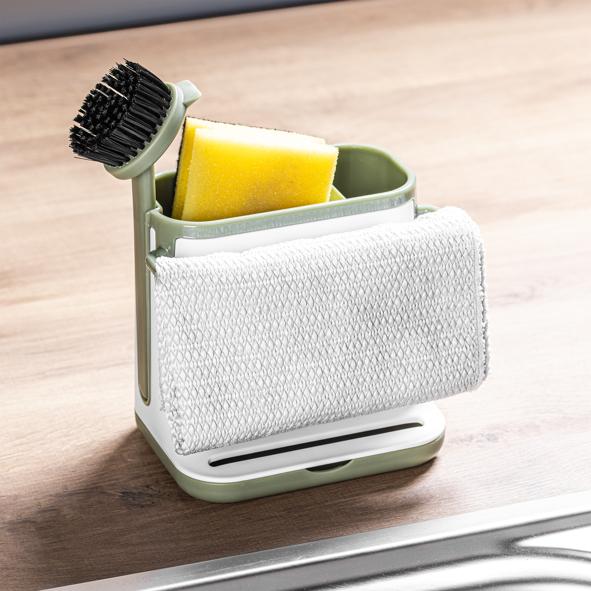 Spülbeckenorganizer mit Bürste