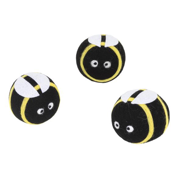 Trockner-Waschball 3er Set, Hummel