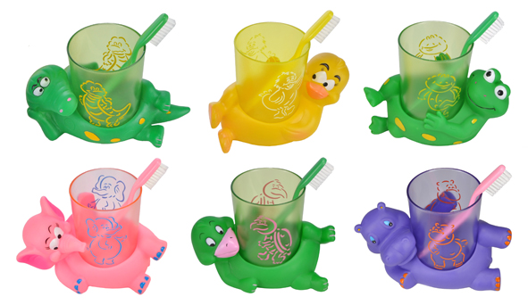 Zahnputzbecher für Kinder mit Motiv