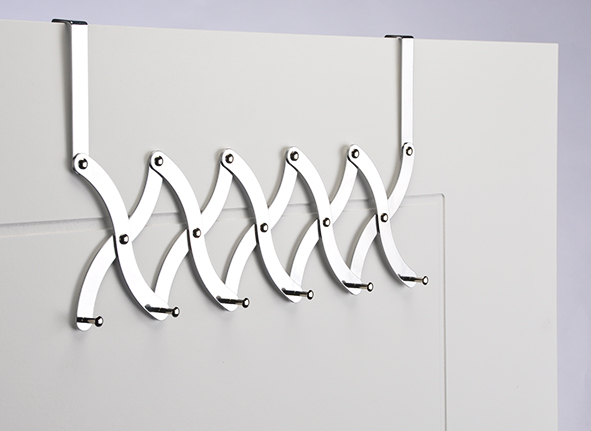 Türgarderobe verchromt  mit 6 Haken