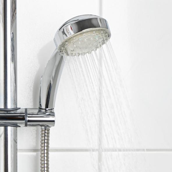 Duschkopf mit LED-Technik, 8cm