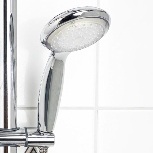 Duschkopf mit LED-Technik, 14cm