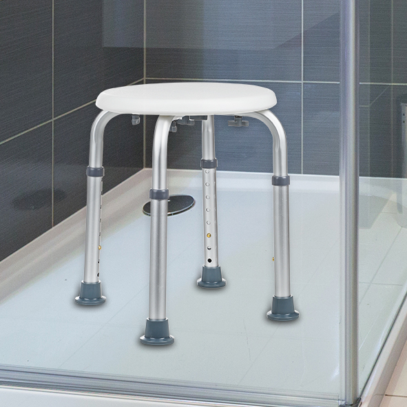 Duschhocker, höhenverstellbar