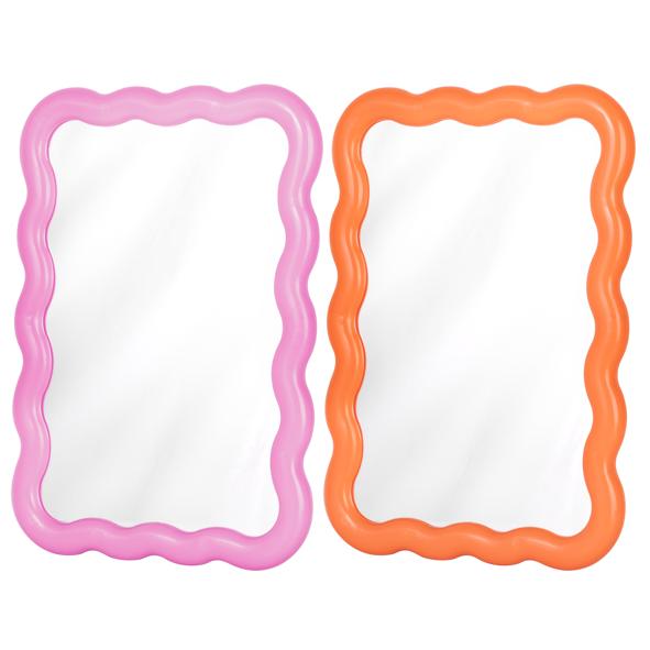 Kosmetikspiegel, Wellenform mit Klappständer