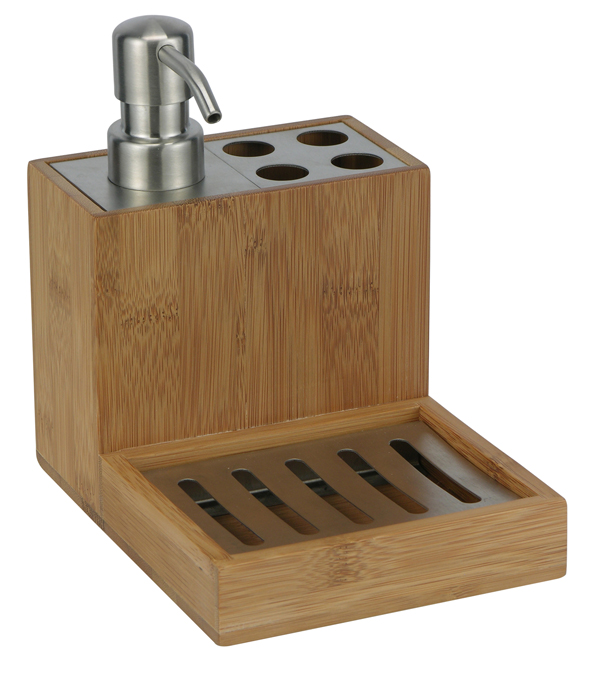 Badezimmer Set aus Bambus und