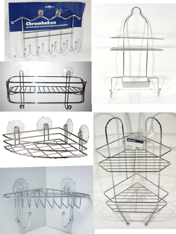 Chromartikel sortiert, 6 verschiedene
