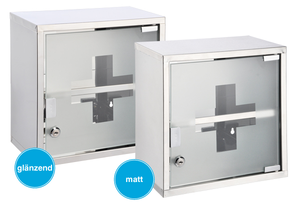 Medizinschrank aus Edelstahl 18/0