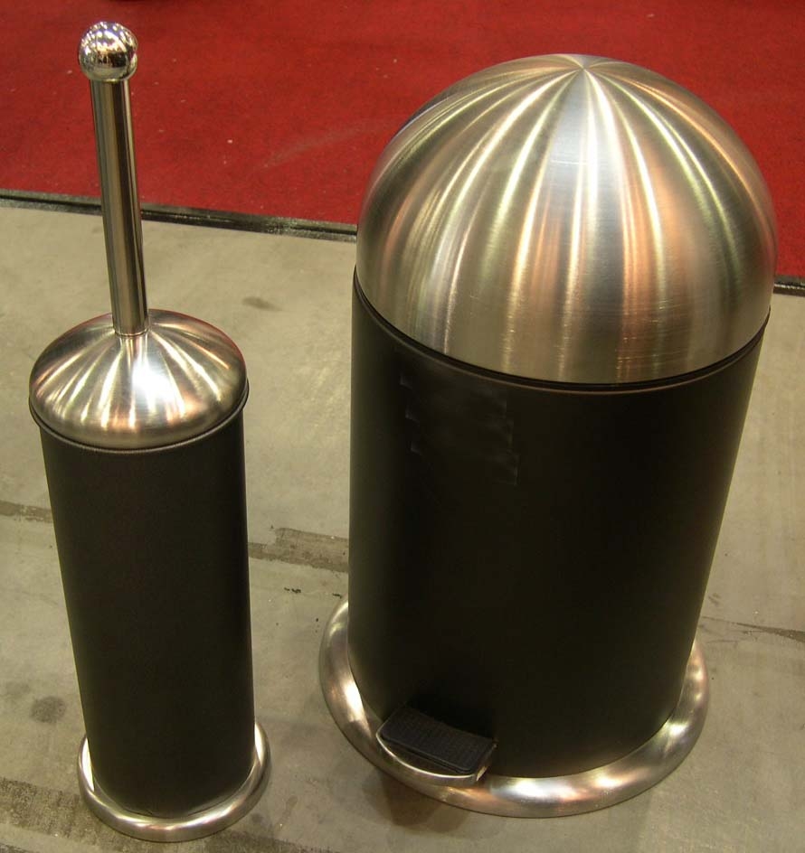 Bad-Set  4tlg aus Edelstahl mit