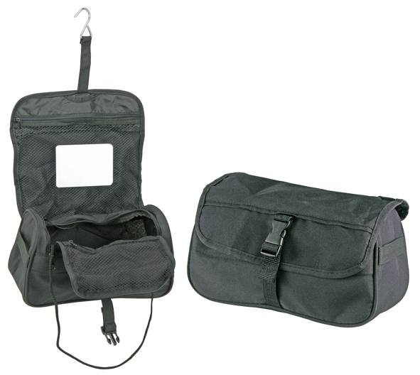 Reisekulturtasche aus schwarzem