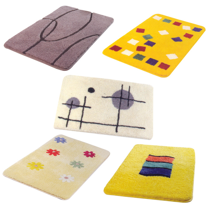 Badematten aus 100% Acryl in 5 versch-