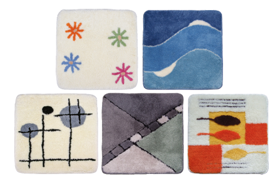 Badematte aus 100% Acryl in 5 verschie-