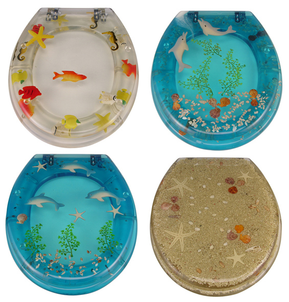 WC-Sitz aus Polyresin - sortiert